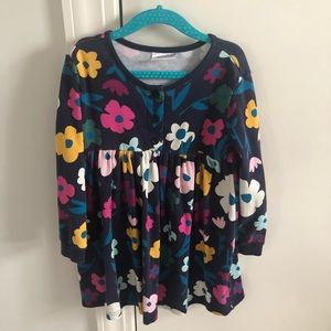 Hanna Andersson Navy floral dress